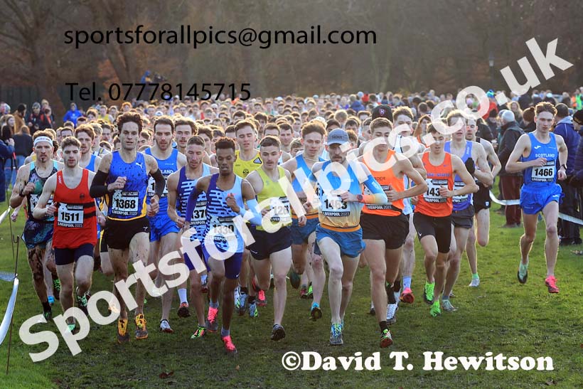 Senior Men and Under-23s, 2023 British Athletics Cross Challenge, Sefton Park, Liverpool. Photo: David T. Hewitson/Sports for All Pics